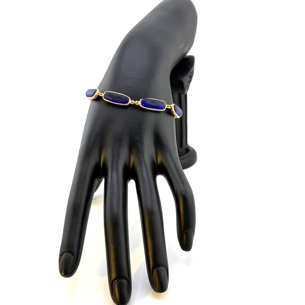 Michael Vincent Michaud 18K Gold Plated Geo Bubbles Bracelet